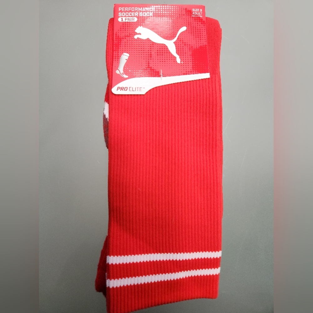 Puma Pro Elite Soccer Socks 1 Pair Shoe Size 7-12